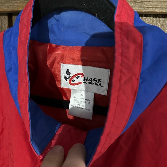 NASCAR (Chase) - Red & Blue Jeff Gordon #20 Jacket 1990s Vintage X-Large - Picture 5 of 8